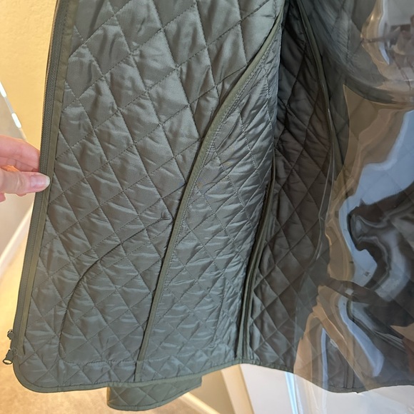 Banana Republic Olive Green quilted slim Utility Jacket - Picture 5 of 5